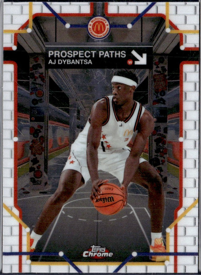 Aj Dybantsa RC 2025 Topps Chrome Mcdonald's All American Project Paths Rookie-1
