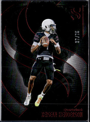 Keisean Henderson RC 2025 Panini Silhouette Red Rookie SP 37/75