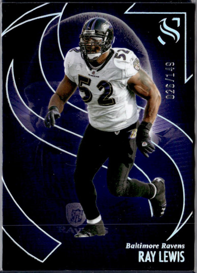 Ray Lewis 2025 Panini Silhouette Silver SP 26/149