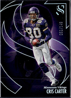 Cris Carter 2025 Panini Silhouette Silver SP 50/149-1