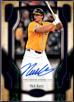 Nick Kurtz 2026 Topps Tier One Blue On Card Auto SP 23/49-1