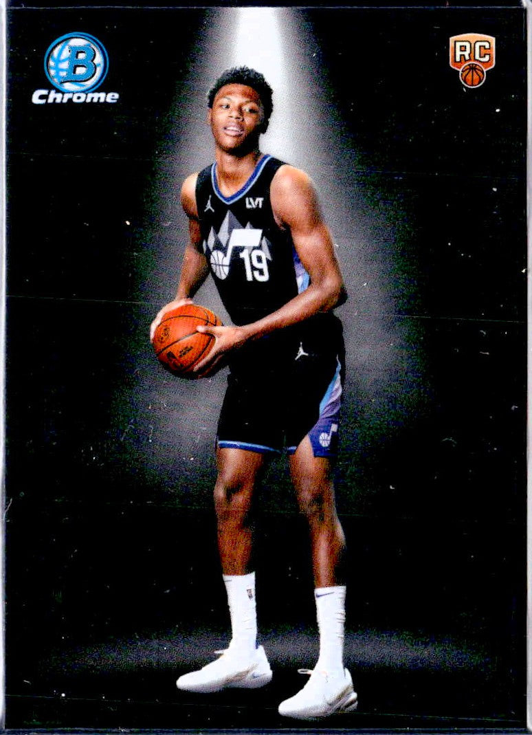 Ace Bailey 2025-26 Bowman Chrome Spotlights Rookie SSP-1