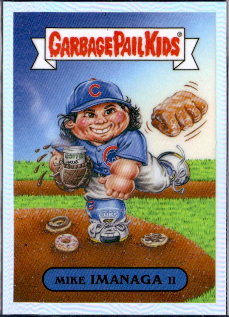 Shota Imanaga 2025 Bowman Chrome Garbage Pail Kids Mike Imanaga II SSP-1