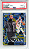 Stephen Curry 2024-25 Panini Prizm Sublime SSP #10 PSA 10