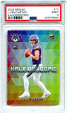JJ Mccarthy RC 2024 Panini Mosaic Kaleidoscopic Rookie SSP #17 PSA 9