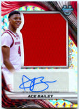 Ace Bailey 2024-25 Bowman U Best Geometric Rookie Jersey Patch Auto