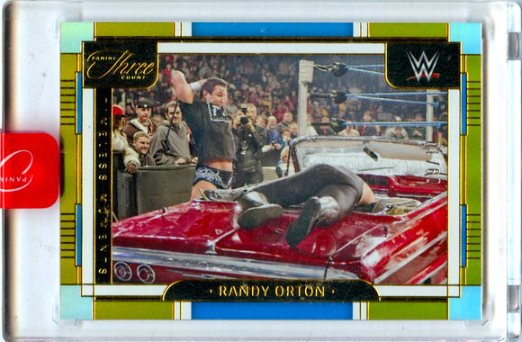 Product Randy Orton 2024 Panini Three Count WWE Gold  Timeless Moments SP 9/10 Link