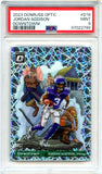 Jordan Addison RC 2023 Donruss Optic Downtown! Rookie SSP PSA 9