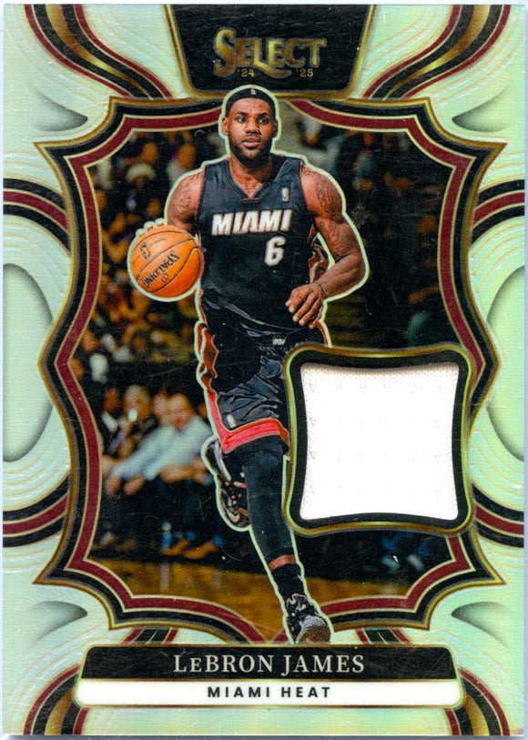 Product Lebron James 2024-25 Panini Select Silver Game Used Patch Link