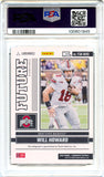 Will Howard RC 2024 Panini Luminance Red Future Rookie Auto PSA 10