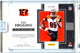 Tee Higgins RC 2020 Panini One Blue Rookie Patch Auto SP 32/35