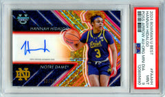 Hannah Hidalgo RC 2024 Bowman U Best Orange Mini Diamond Possession Arrow Rookie Auto 16/25 PSA 9-1