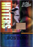 Ted Williams 2005 Donruss Leather & Lumber Game Used Bat Piece SP 11/50