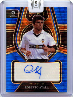 Robert Ayala 2022-23 Panini Select La Liga Blue Pulsar Auto-1