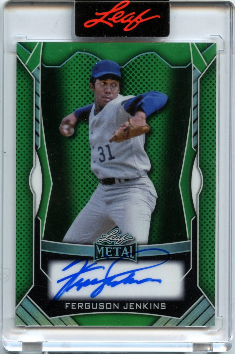 Ferguson Jenkins 2025 Leaf Metal Green Prismatic Auto SP 5/10-1