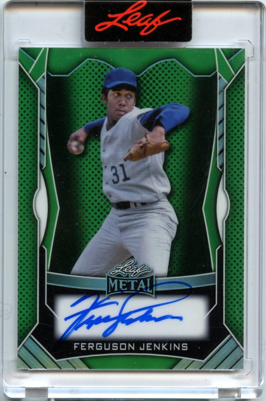Ferguson Jenkins 2025 Leaf Metal Green Prismatic Auto SP 5/10
