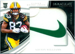 Savion Williams RC 2025 Immaculate Glove Nike Swoosh Rookie Patch SP 14/15-1