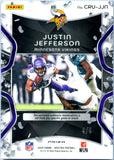 Justin Jefferson 2024 Panini Spectra Neon Marble Crush Patch SP 4/4