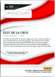 Elly De La Cruz RC 2023 Immaculate Green Rookie Patch SP 4/5