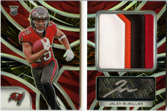 Jalen Mcmillan RC 2024 Panini Spectra Hyper Rookie Genesis Booklet Patch Auto SP 33/40-1