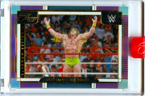 Product Ultimate Warrior 2024 Panini Three Count WWE Pink Timeless Moments SP 4/4 Link