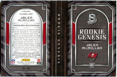 Jalen Mcmillan RC 2024 Panini Spectra Hyper Rookie Genesis Booklet Patch Auto SP 33/40-2