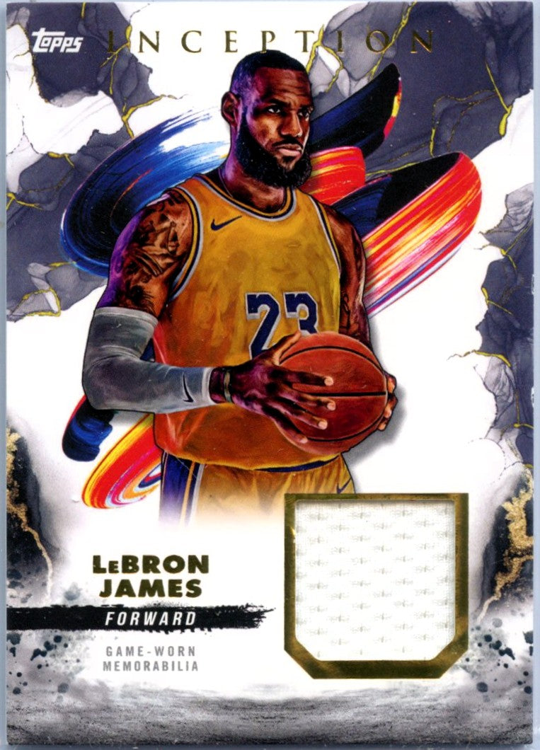 Lebron James 2024-25 Topps Inception Game Used Patch-1