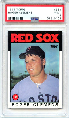 Roger Clemens 1986 Topps Baseball #661 PSA 9-1