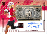 Isaac Guerendo RC 2024 Impeccable Red Elegance Silver Bar Rookie Auto SP 19/20