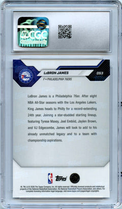 Lebron James 2026 Topps Now Off Season CGC 10-2