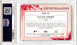 Dylan Crews RC 2025 Bowman Chrome Orange Crystallized Rookie SP 3/25 PSA 9