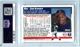 Bo Jackson 1995 Topps Baseball In Person Auto #592 PSA Authentic