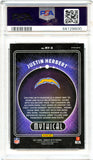 Justin Herbert 2021 Donruss Optic Mythical Case Hit SSP PSA 10