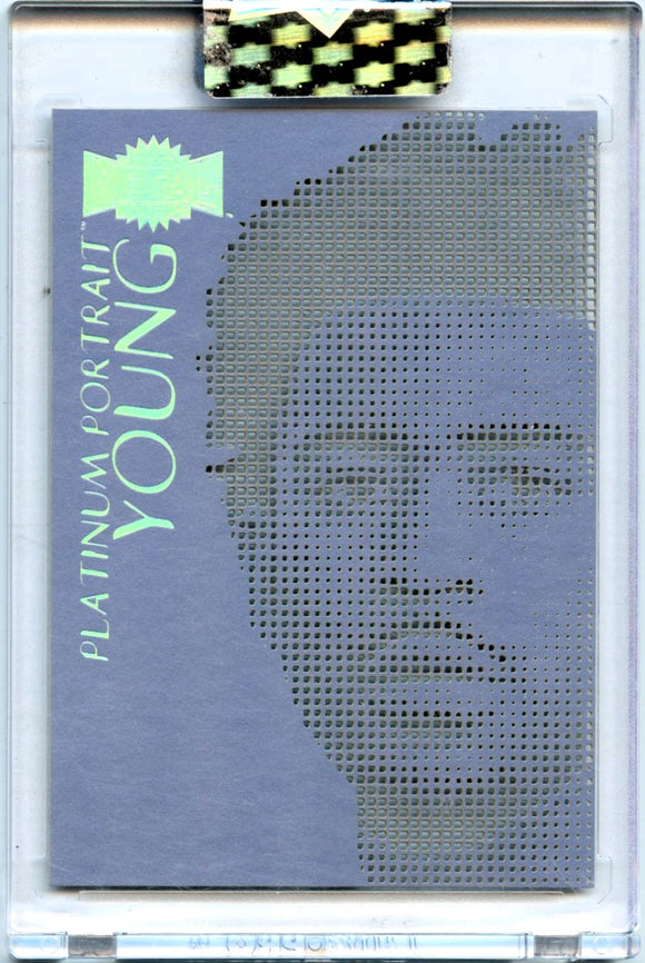 Product Bryce Young RC 2021 Skybox Metal Platinum Portrait Rookie SSP #11 Link