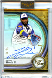 Michael Harris II 2024 Topps Five Star Encased Aqua Auto SP 4/75