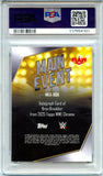 Bron Breakker 2025 Topps Chrome WWE Blue Main Event Auto SP 20/150 PSA 10