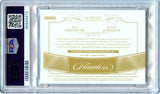 Ken Griffey Jr Randy Johnson 2020 Flawless Blue Dual Auto SP 1/7 PSA 8