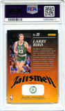 Larry Bird 2024-25 Panini Prizm Black Silver Talismen #20 PSA 10