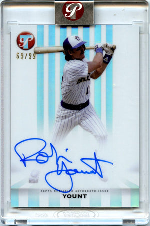 Robin Yount 2026 Topps Pristine Spotless Auto SP 69/99