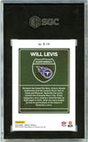 Will Levis RC 2023 Donruss Downtown! Rookie SSP SGC 10