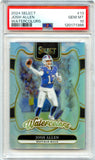 Josh Allen 2024 Panini Select Watercolors Case Hit SSP #13 PSA 10