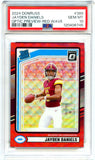 Jayden Daniels RC 2024 Donruss Optic Preview Red Wave Rated Rookie #389 PSA 10