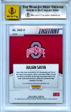 Julian Sayin RC 2024 Panini Instant NIL Open Edition Rookie Auto BGS 9