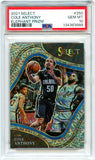 Cole Anthony 2021-22 Panini Select Courtside Elephant Prizm SSP #250 PSA 10