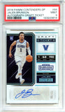 Jalen Brunson RC 2018 Panini Contenders Draft Ticket Rookie Auto SP 73/99 PSA 9
