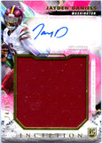 Jayden Daniels RC 2024 Topps Inception Pink Rookie Patch Auto SP 74/99