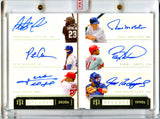 Tatis Molitor Alonso Larkin Soto Rodriguez 2021 National Treasures Decades 6 Player Booklet Auto SP 5/5