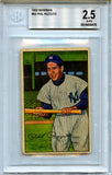 Phil Rizzuto 1952 Bowman Baseball #52 BGS 2.5