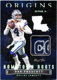 Dak Prescott 2022 Panini Origins Black Hometown Roots Patch SP 1/1