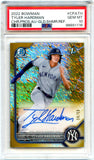 Tyler Hardman RC 2022 1st Bowman Chrome Gold Shimmer Prospect Rookie Auto SP 4/50 PSA 10